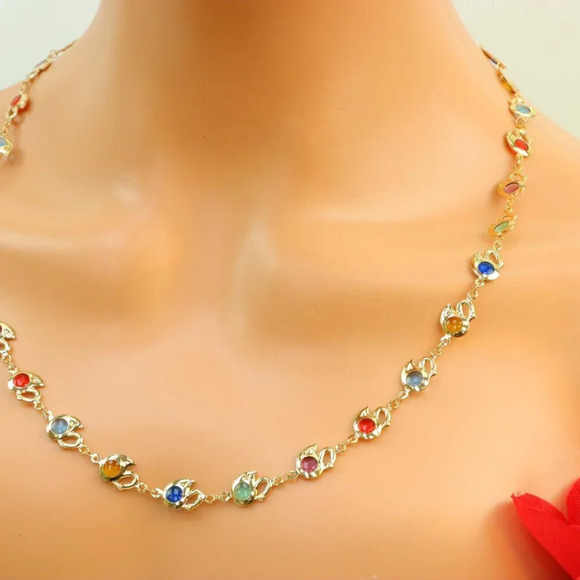 "New Beautiful Design Necklace Chain for Women/Girls, Gift, N549 - Picture 2 of 10